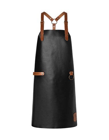 Usnjen predpasnik X-Style z naramnicami 60 x 82 cm