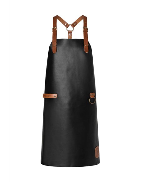 Usnjen predpasnik X-Style z naramnicami 60 x 82 cm