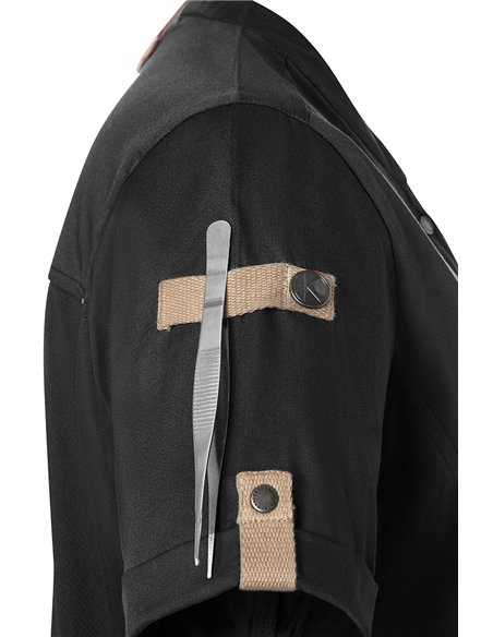 Ženska kuharska jakna kratek rokav Green-Generation