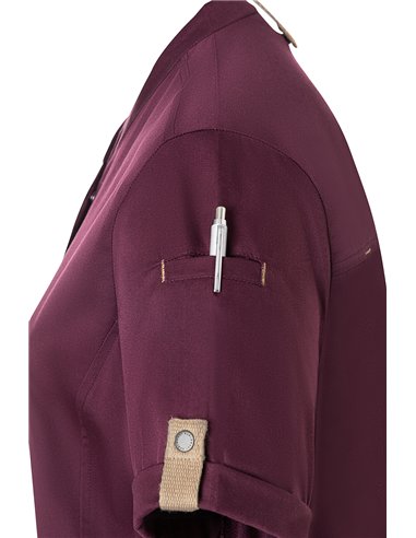 Ženska kuharska jakna kratek rokav Green-Generation