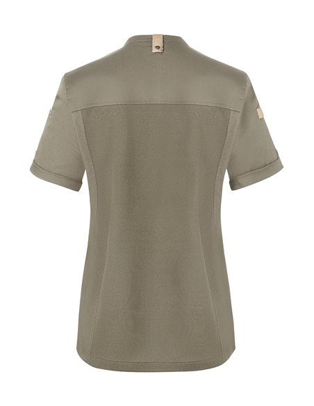 Ženska kuharska jakna kratek rokav Green-Generation