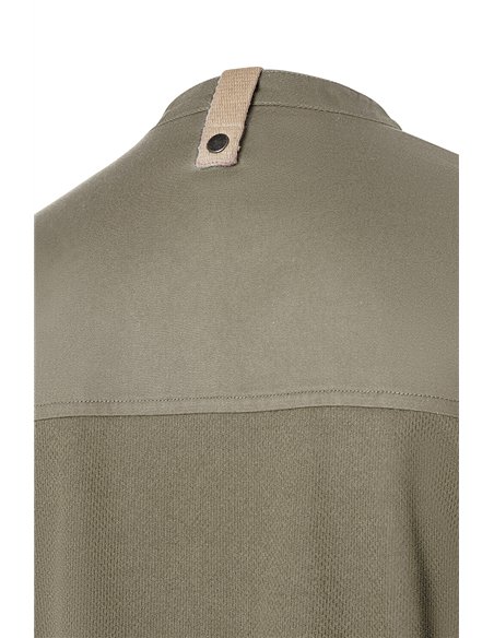 Ženska kuharska jakna kratek rokav Green-Generation