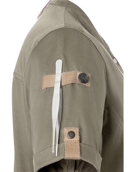 Ženska kuharska jakna kratek rokav Green-Generation