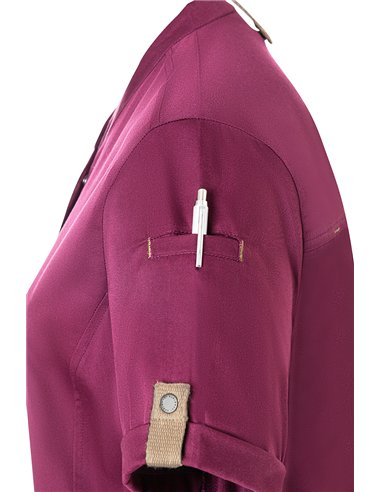 Ženska kuharska jakna kratek rokav Green-Generation