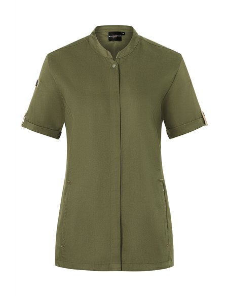 Ženska kuharska jakna kratek rokav Green-Generation