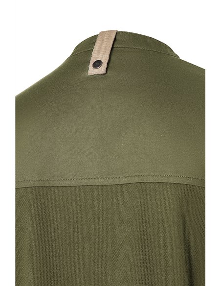 Ženska kuharska jakna kratek rokav Green-Generation