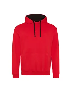 Pulover z dvobarvno kapuco JH003 2