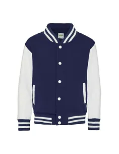 Otroška jopa College z rokavi v kontrastni barvi JH043J 2