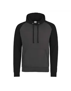 Dvobarvni baseball pulover s kapuco  JH009 2