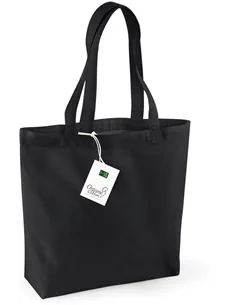 Organic nakupovalna vreča iz bombaža W180 črna