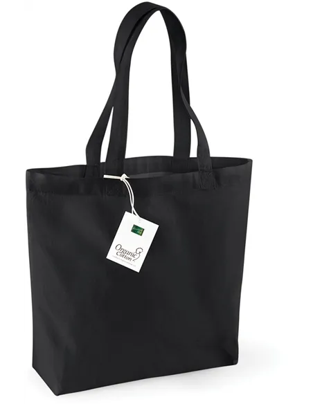 Organic nakupovalna vreča iz bombaža W180 črna