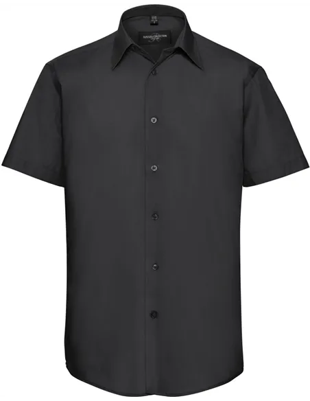 Moška poplin srajca z kratkimi rokavi 925M