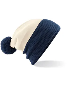 Zimska kapa z dvobarvnim cofom B451 2