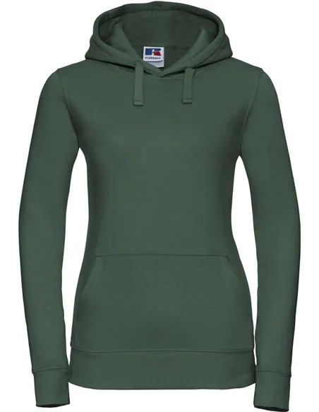 Ženski authentic pulover z kapuco