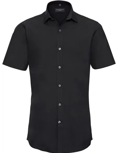 Moška oprijeta srajca z kratkimi rokavi