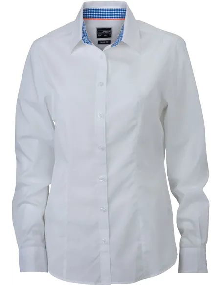 Ženska srajca z dolgimi rokavi James & Nicholson | JN 618