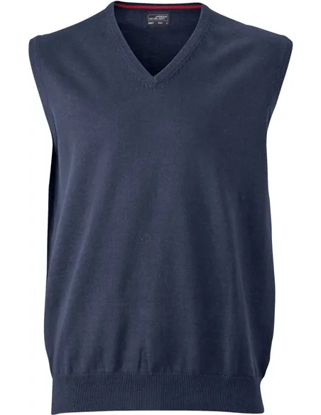 Moški pleten brezrokavnik James & Nicholson | JN 657