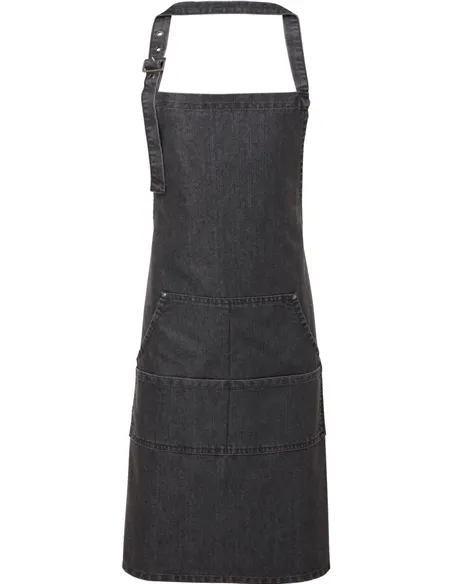 Denim predpasnik z žepi PR 126