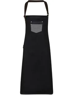 Denim dolg predpasnik z žepom PR 136