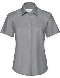Ženska oksford srajca s kratkimi rokavi - 933F 2