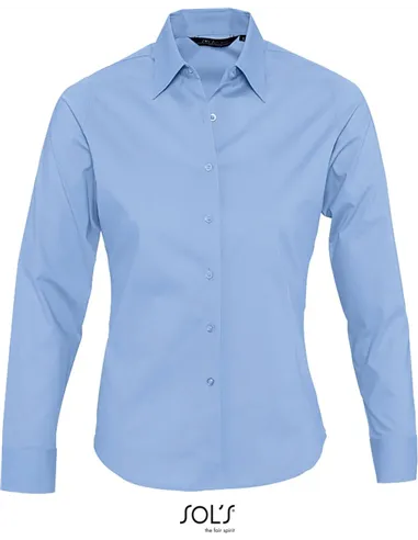 Ženska srajca z elastanom in dolgimi rokavi EDEN