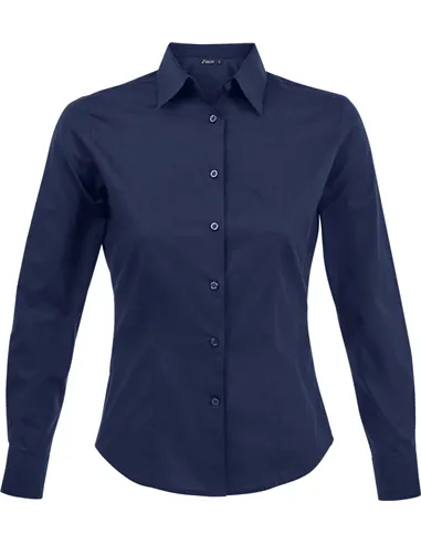 Ženska srajca z elastanom in dolgimi rokavi EDEN