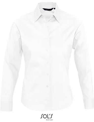 Ženska srajca z elastanom in dolgimi rokavi EDEN