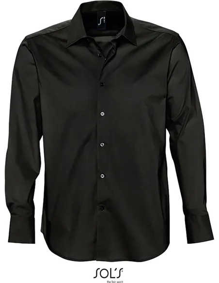 Moška srajca z elastanom in dolgimi rokavi BRIGHTON