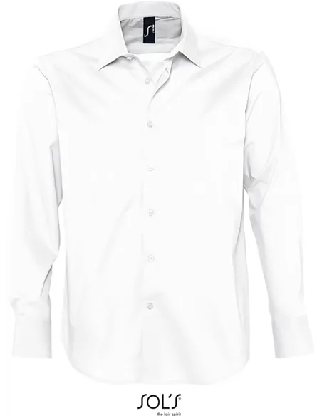 Moška srajca z elastanom in dolgimi rokavi BRIGHTON