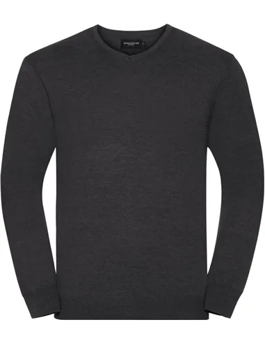 Pleten pulover z V ovratnikom 710M