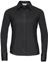 Ženska poplin srajca z dolgimi rokavi 924F