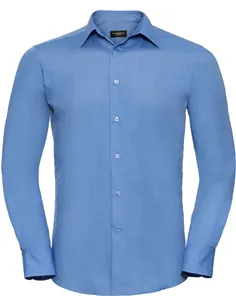 Moška poplin srajca z dolgimi rokavi 924M 2