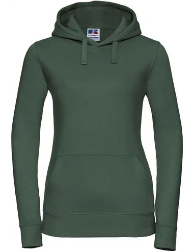 Ženski authentic pulover z kapuco