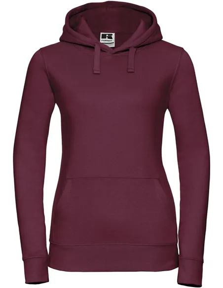 Ženski authentic pulover z kapuco