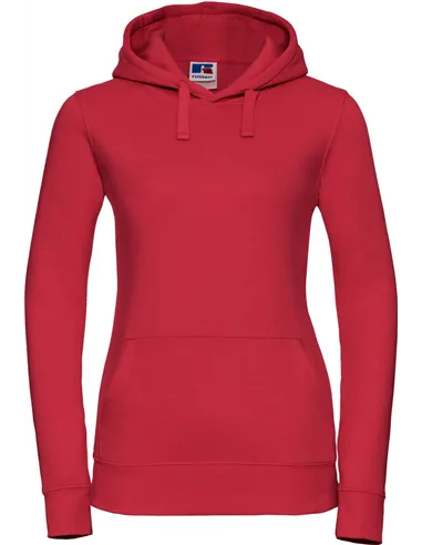 Ženski authentic pulover z kapuco