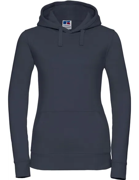 Ženski authentic pulover z kapuco