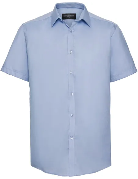 Moška srajca z vzorcem ribje kosti, kratek rokav