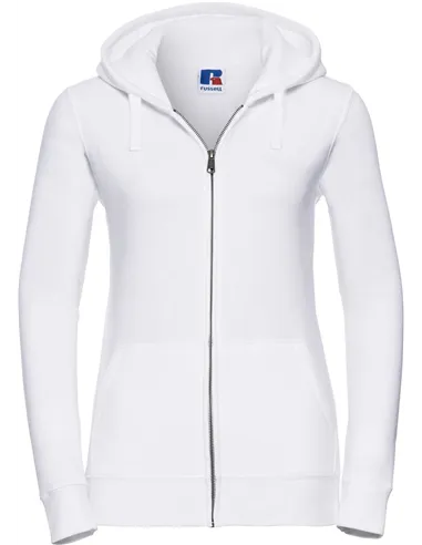 Ženski authentic pulover z kapuco in zadrgo