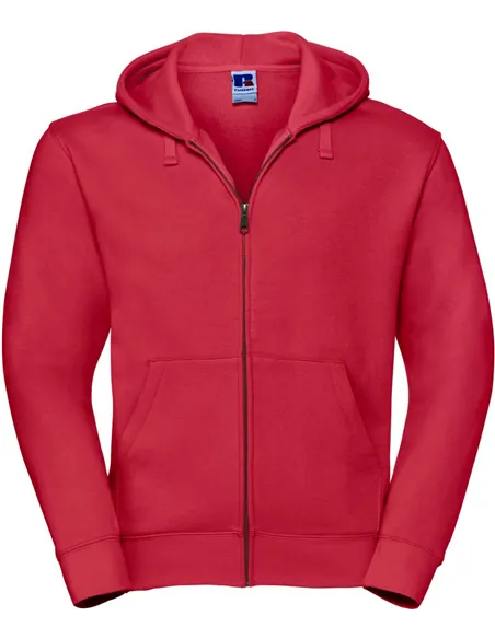 Authentic pulover z kapuco in zadrgo