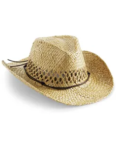 Slamnati kavbojski klobuk B735