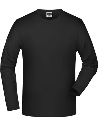 Majica z elastanom z dolgimi rokavi James & Nicholson | JN 56