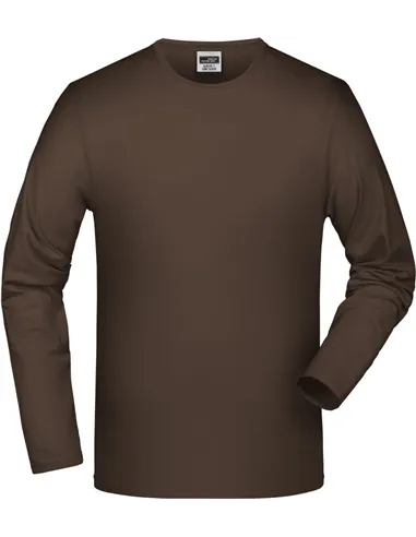 Majica z elastanom z dolgimi rokavi James & Nicholson | JN 56