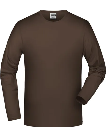 Majica z elastanom z dolgimi rokavi James & Nicholson | JN 56