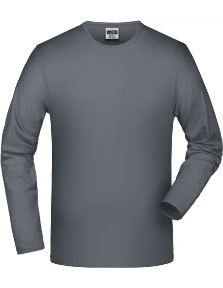 Majica z elastanom z dolgimi rokavi James & Nicholson | JN 56