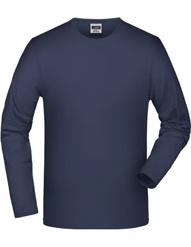 Majica z elastanom z dolgimi rokavi James & Nicholson | JN 56