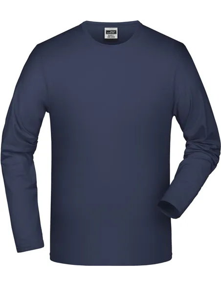 Majica z elastanom z dolgimi rokavi James & Nicholson | JN 56