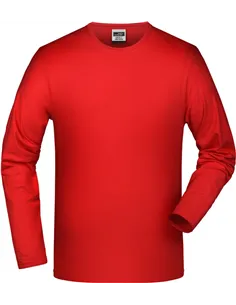 Majica z elastanom z dolgimi rokavi James & Nicholson | JN 56 2