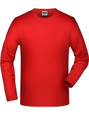 Majica z elastanom z dolgimi rokavi James & Nicholson | JN 56