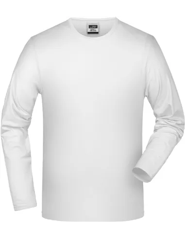 Majica z elastanom z dolgimi rokavi James & Nicholson | JN 56