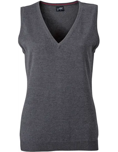 Ženski pleten brezrokavnik James & Nicholson | JN 656